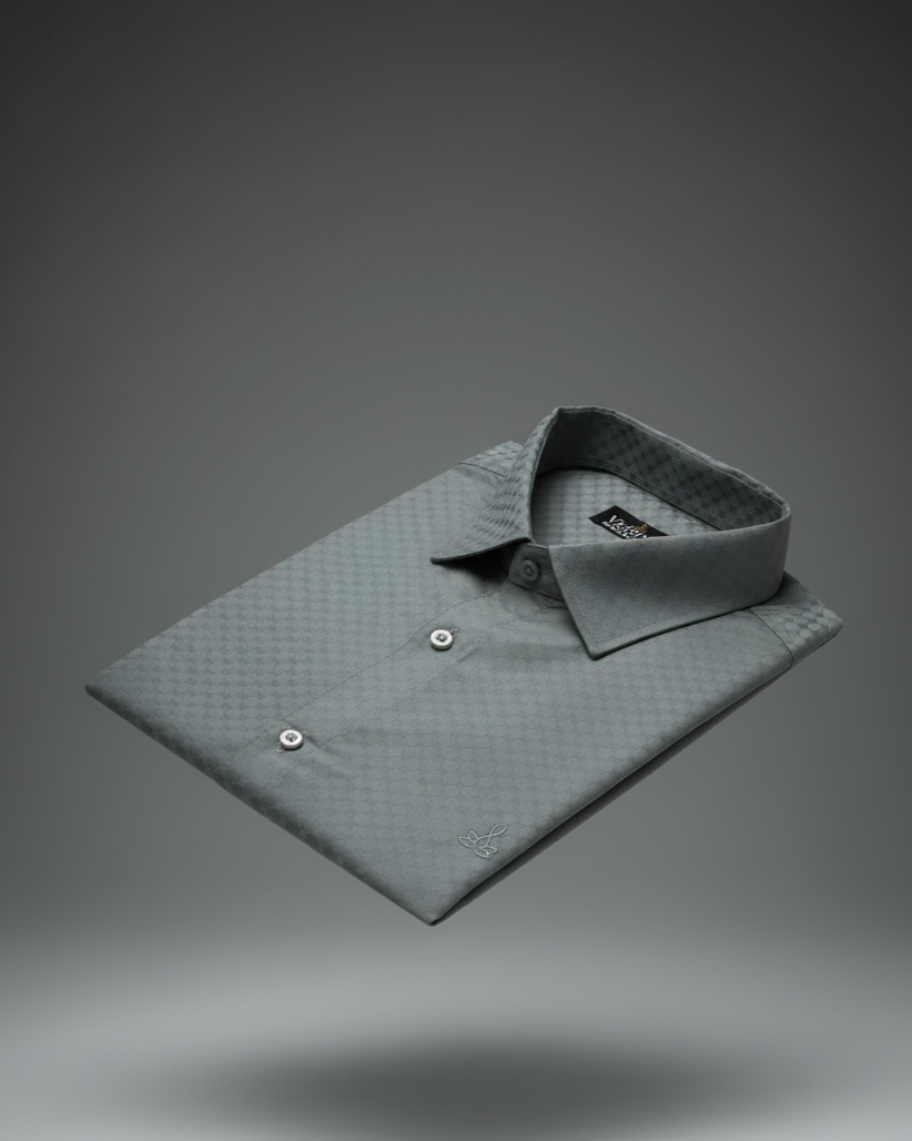 Self Design Cotton Shirt